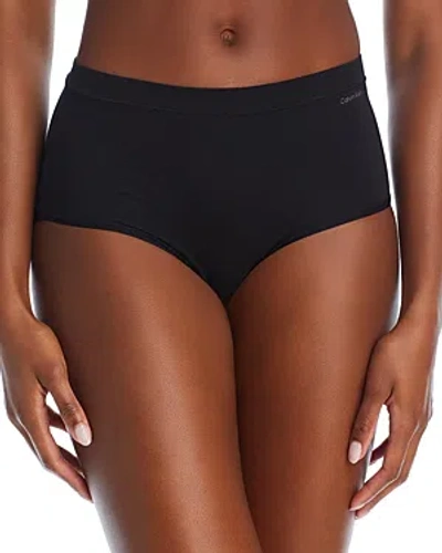 Calvin Klein Women's Ideal Micro High-rise Brief Underwear Qd5178 In Black