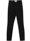 Calvin Klein Satin-ck Tailored Sweatpants In Black