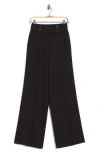 Calvin Klein High Waist Wide Leg Pants In Black