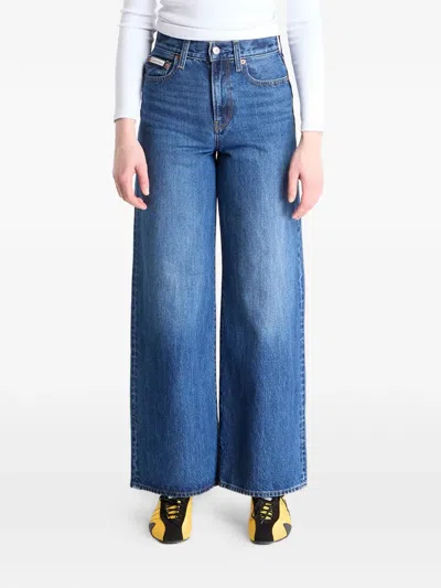 Calvin Klein High-waisted Jeans In Blue