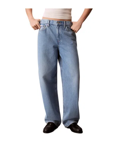 Calvin Klein High-rise Straight-leg Jeans In Multi