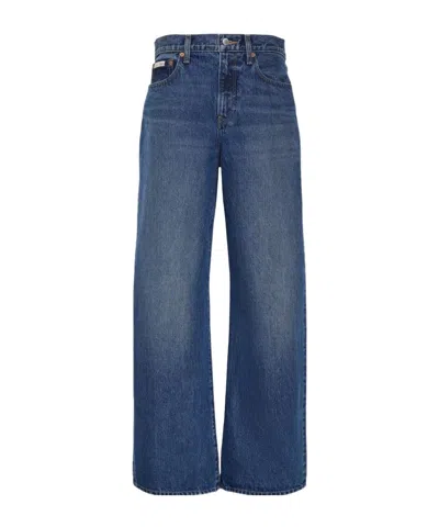 Calvin Klein High-waisted Jeans In Blue