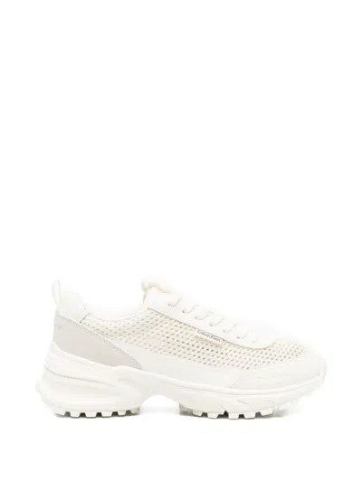Calvin Klein Hike Runner Sneakers In White