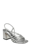 Calvin Klein Holand Strappy Sandal In Silver