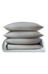 Calvin Klein Home Atmosphere Ombré Duvet Set In Open Medium Grey