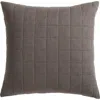 Calvin Klein Home Mélange Cotton Flannel Sham In Dark Brown