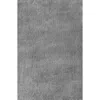 Calvin Klein Home Modern Reversible Solid Plush Blanket In Medium Grey