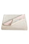 Calvin Klein Home Modern Reversible Throw Blanket In Medium Beige