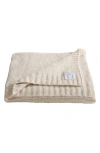 Calvin Klein Home Sweater Knit Throw Blanket In Natural
