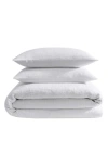Calvin Klein Home Washed Textured Reversible Comforter Set In White