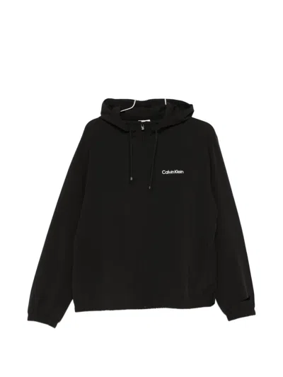 Calvin Klein Hooded Jacket In Black
