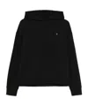 Calvin Klein Elegant Hooded Sweatshirt In Timeless Black In Black