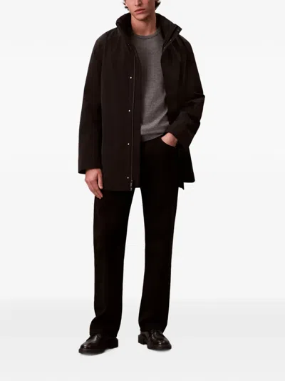 Calvin Klein Hooded Zip-up Jacket In Multi