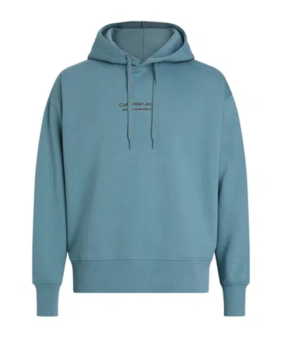 Calvin Klein Hoodie In Blue