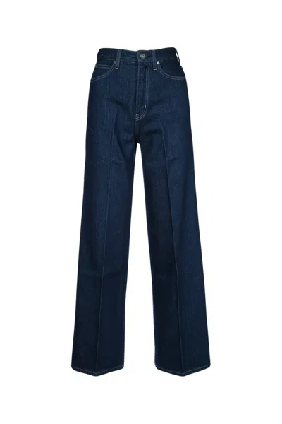 Calvin Klein Hr Wide Brilliant Blue In Denimrinse