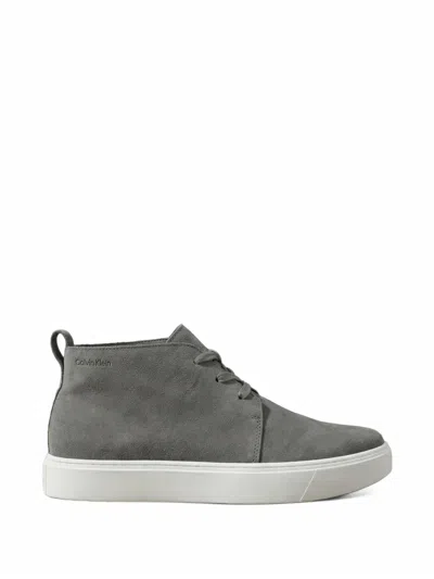 Calvin Klein Hybrid Cupsole Suede Desert Boots In Multi