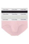 Calvin Klein Icon 3-pack Stretch Cotton Boxer Briefs In Vr0 Black/snow