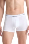 Calvin Klein Icon 3-pack Stretch Cotton Boxer Briefs In White