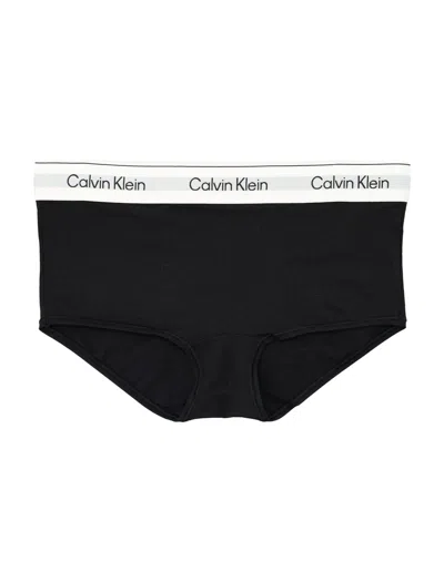Calvin Klein Icon Cotton Modal Culotte In Black