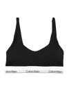 Calvin Klein Icon Cotton Modal Infinity Bond Bralette In Black