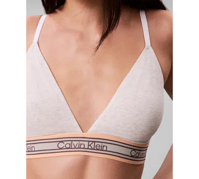 Calvin Klein Icon Cotton Modal Lightl In Gray