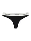 Calvin Klein Tanga Avec Élastique Logotypé In Black