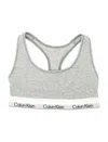 Calvin Klein Icon Cotton Modal Unlined Bralette In Gray