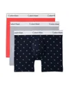Calvin Klein Icon Cotton Stretch Boxer Briefs, Pack Of 3 In Multi
