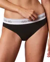 Calvin Klein Women's Icon Cotton Modal Script Bikini In Black