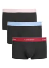 Calvin Klein Icon Low Rise Stretch-cotton Trunks In Black