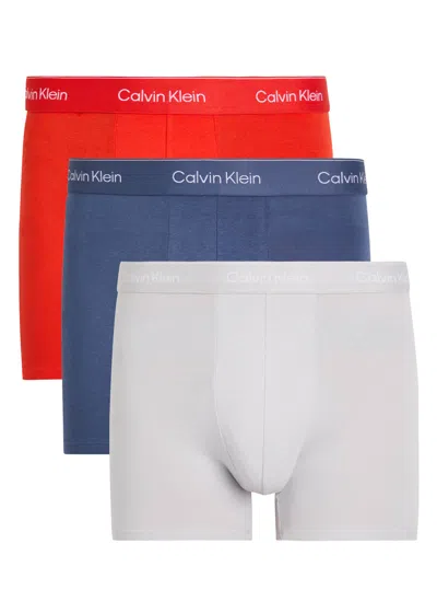 Calvin Klein Icon Stretch-cotton Boxer Briefs In Blue