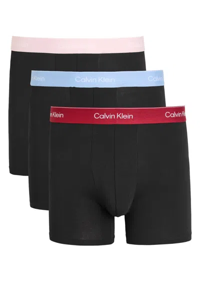 Calvin Klein Icon Stretch-cotton Boxer Briefs In Black