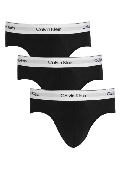 Calvin Klein Icon Stretch-cotton Briefs In Black
