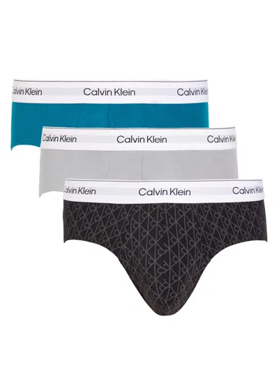 Calvin Klein Icon Stretch-cotton Briefs In Multi