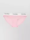 Calvin Klein Iconic Cotton Logo Bikini In Pink