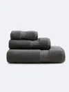 Calvin Klein Iconic Cotton Terry 3 Piece Bath Towel Set