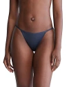 Calvin Klein Women's Ideal Stretch Micro High-leg String Bikini Underwear Qd5176 In Speakeasy