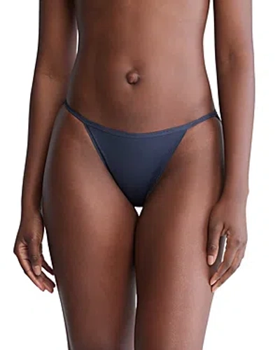 Calvin Klein Ideal Micro String Bikini In Speakeasy