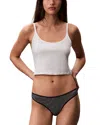 Calvin Klein Ideal Thong In White