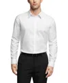 Calvin Klein Men's Tech Poplin Button-down Shirt In White