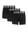 Calvin Klein Intense Power Logo Waistband Micro Boxer Briefs, Pack Of 3 In Black