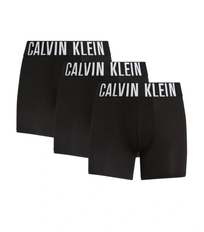 Calvin Klein Intense Power Boxer Briefs (pack Of 3) In Black