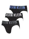 Calvin Klein Intense Power Briefs (pack Of Three) In Black