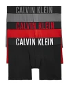 Calvin Klein Intense Power Logo Waistband Micro Boxer Briefs, Pack Of 3 In Lxo Black/