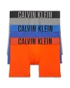 Calvin Klein Intense Power Logo Waistband Micro Boxer Briefs, Pack Of 3 In Mdi Dazzli