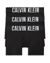 Calvin Klein Intense Power Logo Waistband Micro Boxer Briefs, Pack Of 3 In Ub1 Black/