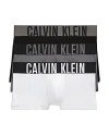 CALVIN KLEIN INTENSE POWER LOGO WAISTBAND MICRO LOW RISE TRUNKS, PACK OF 3