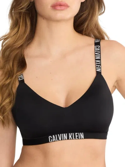 Calvin Klein Intense Power Micro Bralette In Black