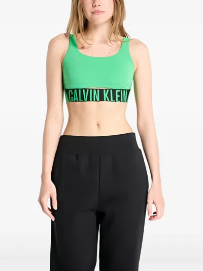 Calvin Klein Women's Intense Power Leggings In Blossom Green