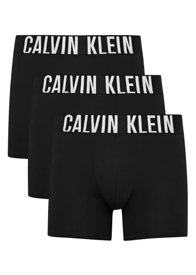 Calvin Klein Intense Power Stretch-jersey Boxer Briefs In Black